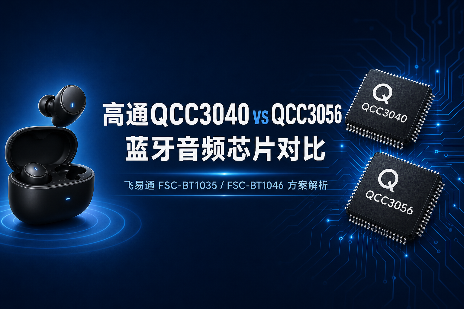高通QCC3040与QCC3056耳机芯片